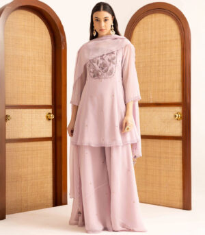 Seher Peplum Short Kurta Sharara