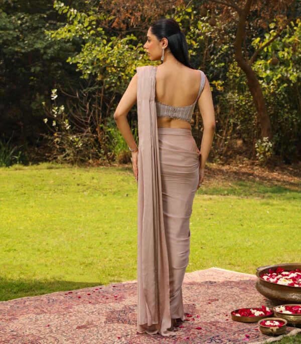 KHWAISH DRAPE SAREE - Image 2