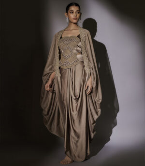 BLOSSOM HEAVY CAPE SET