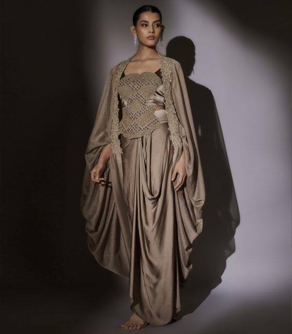 BLOSSOM HEAVY CAPE SET