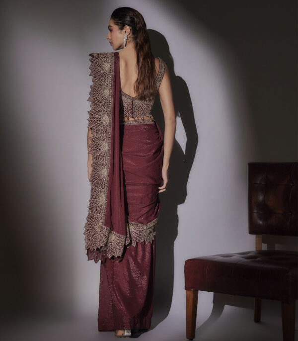 SARAH PRE DRAPED SAREE - Image 2
