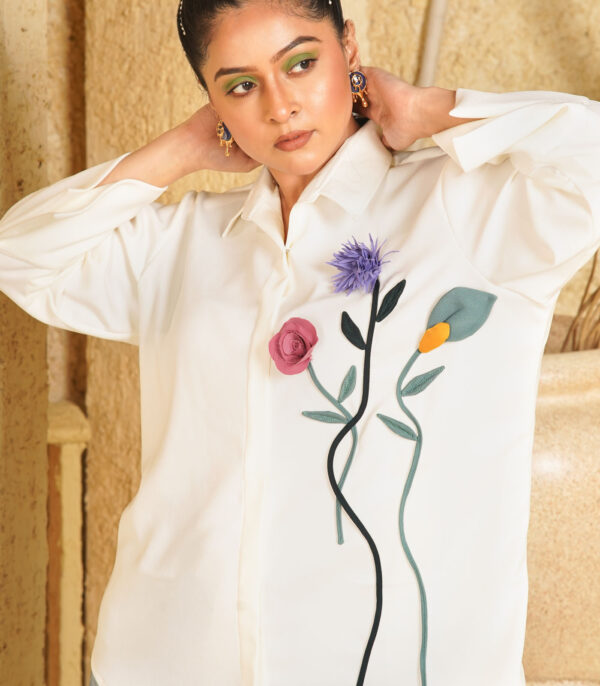 3D floral shirt - Image 2