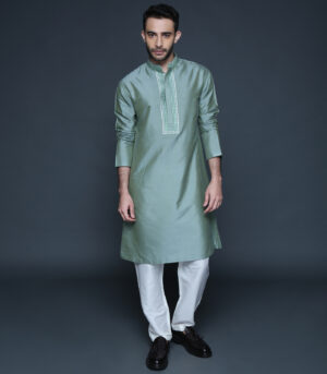 Vintage Green Kurta Set