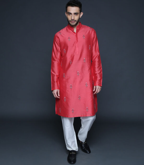 Coral Kurta Set