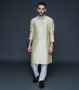 Golden Beige Kurta Set