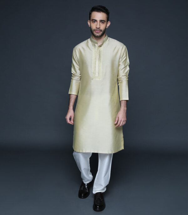Golden Beige Kurta Set