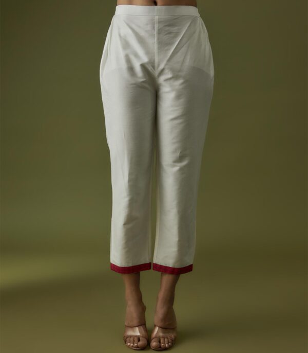 Hand Block and Embroidered Kurta Set - Image 5