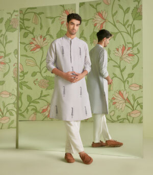 Grey Kurta Set