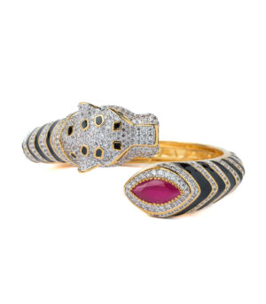 Florence Gold Plated Pink Womens Kada