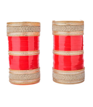 Red Womens Pair of Chuda Set