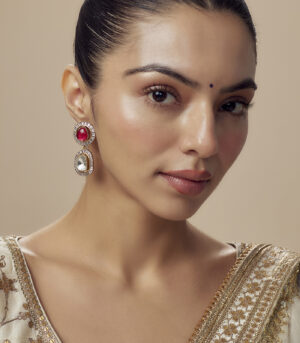 Polki Pair of Dangler Earrings