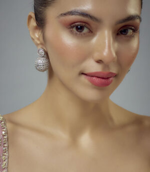 Zircon Womens Pair of Drop Earrings