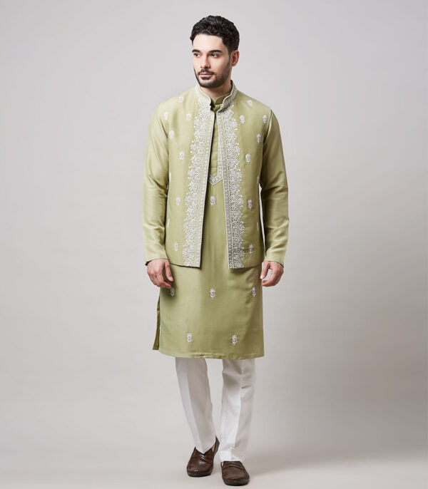 SOY SILK DORI WORK BUNDI SET