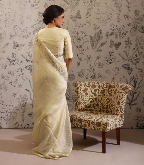 Jhilika - Saree- Yellow - Image 2