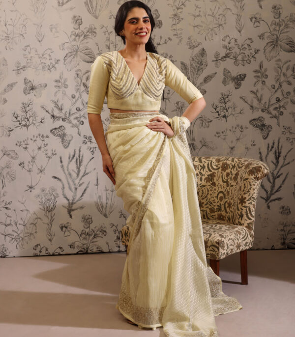 Jhilika - Saree- Yellow