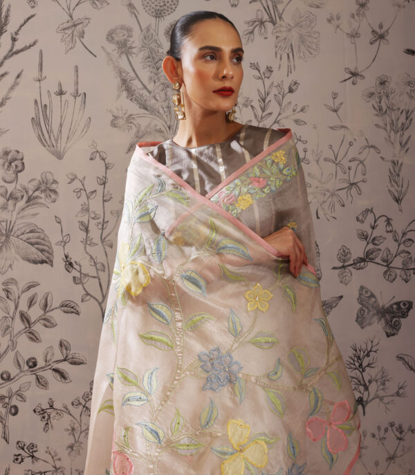 Latika - Blouse- Grey - Image 2