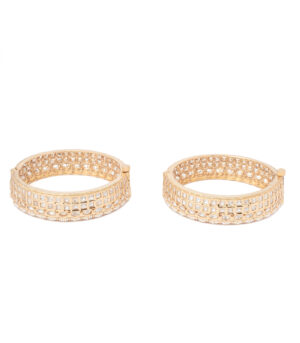 Gold Plated Kundan/Polki Bangles