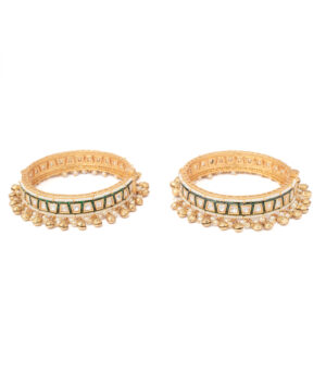 Gold Plated Kundan/Polki Bangles