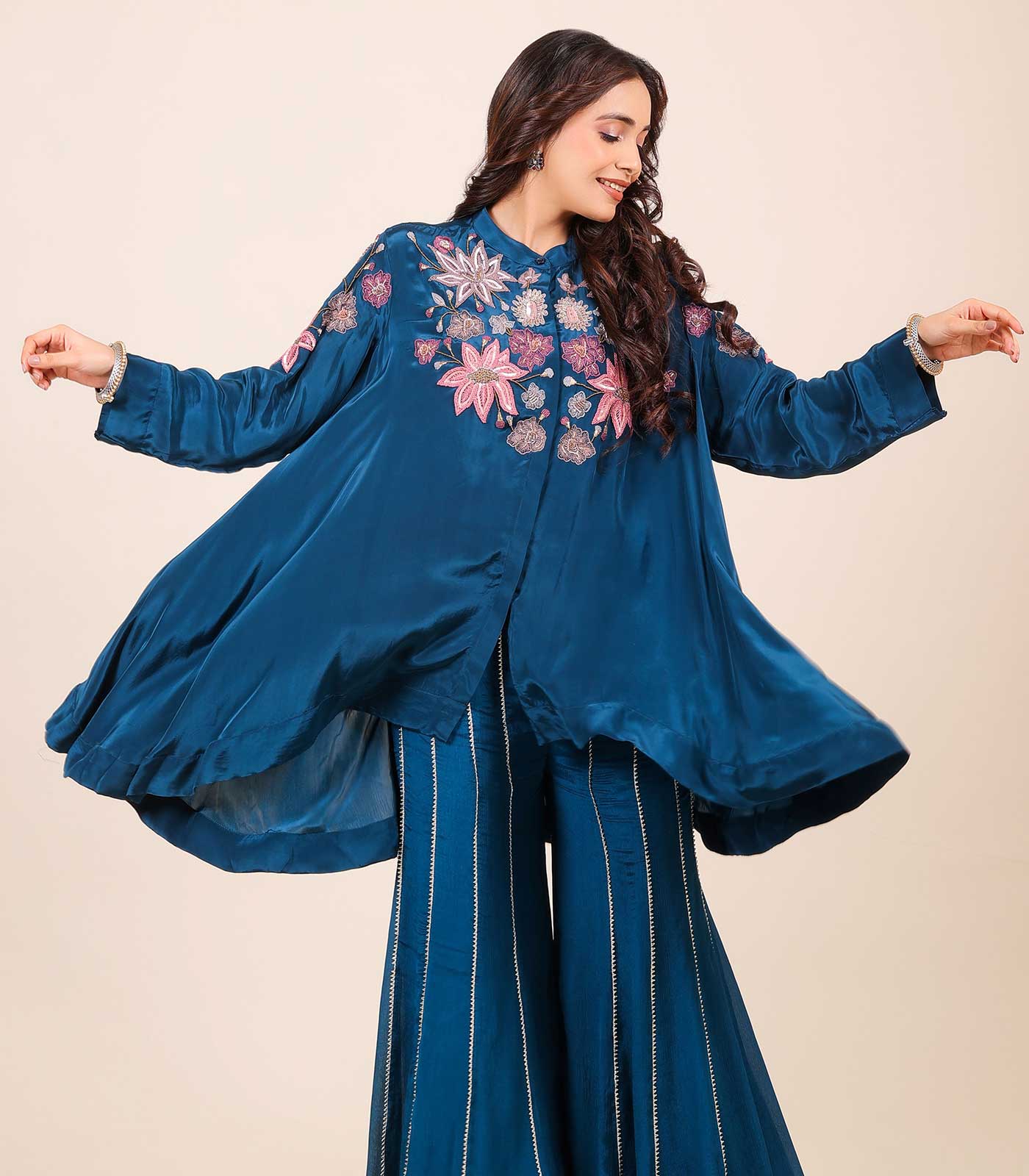 Elegant blue co-ord set - Image 2