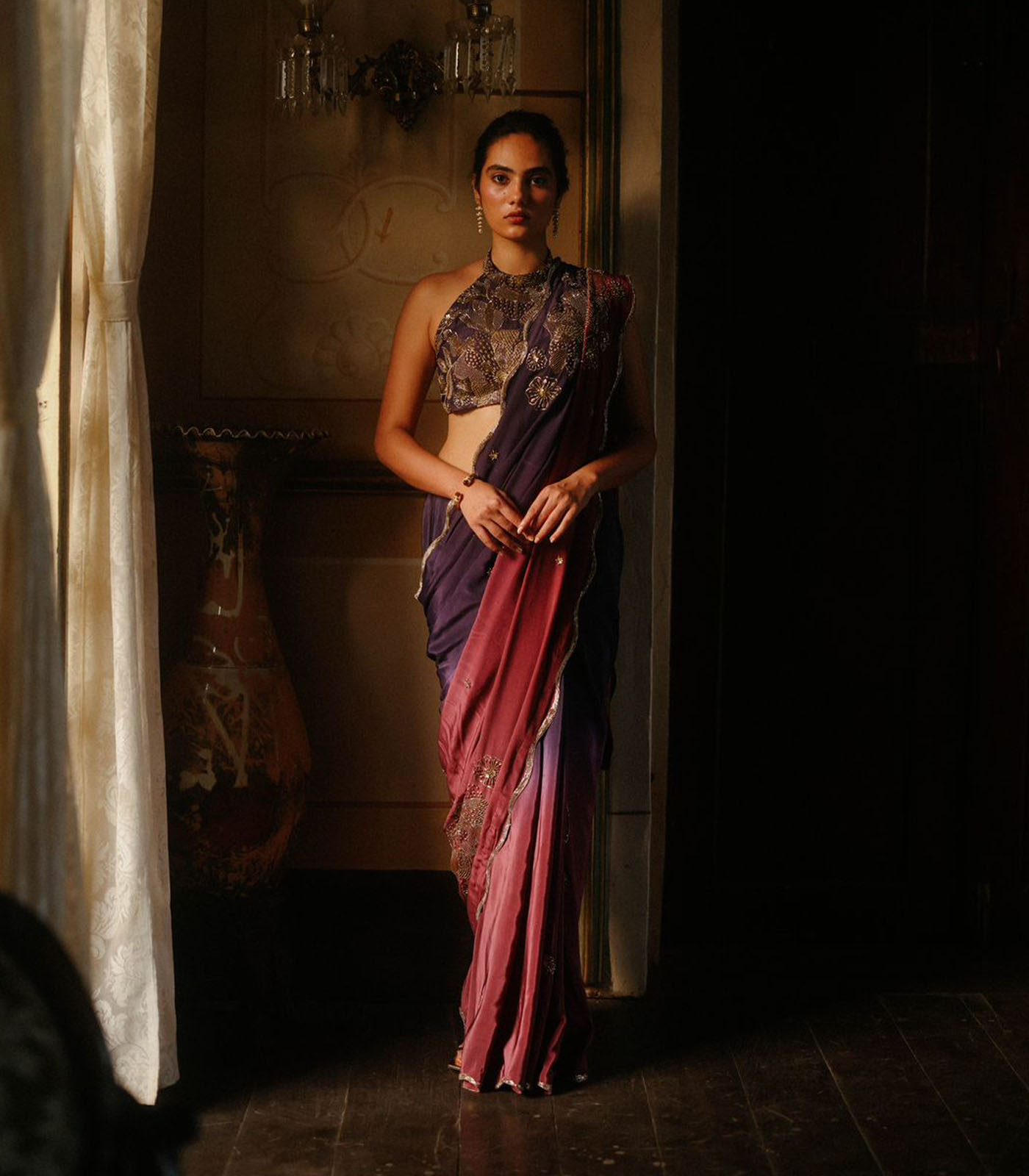 Amethyst Saree