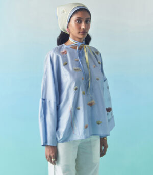 Sky poppy flower top