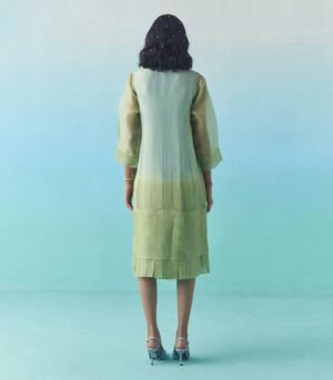 Blossom & bud panelled overlay- Green