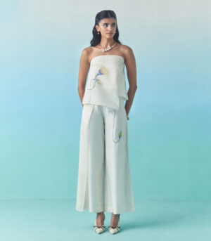 Bloom tube top and trousers set