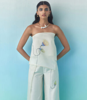 Bloom tube top and trousers set