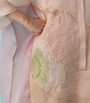 Peach sorbet anti-fit kurta