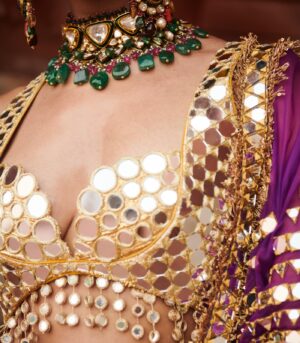 Chandi Sona Halftone Lehenga