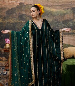 Azal Makhmali Kaftan (Dupatta Excluded)