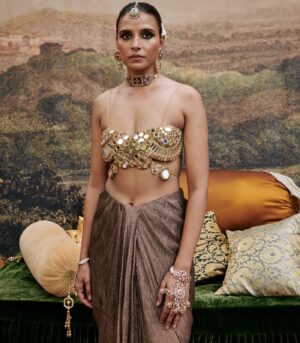 Sheesh Titli Skirt Set