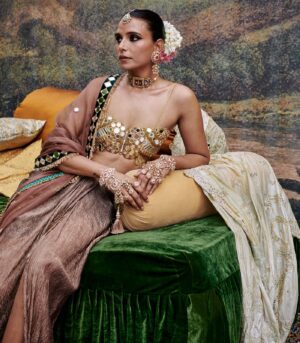 Sheesh Titli Skirt Set