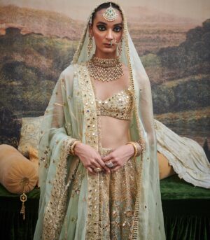 Noor Jahan Lehenga and Veil