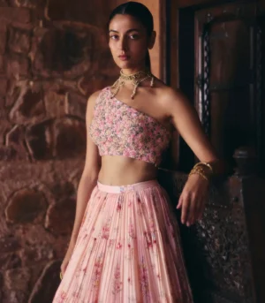 Pink Rose Lehenga
