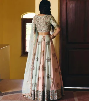 Pink & Mint Lehenga