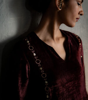 Maaya Brown Kurta Set