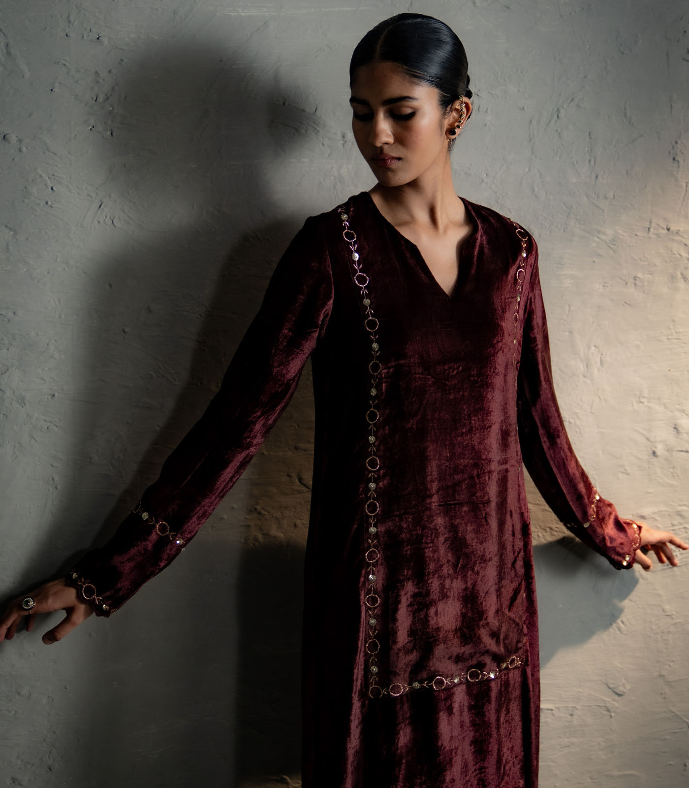 Maaya Brown Kurta Set - Image 3