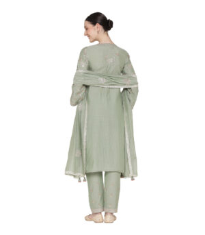 VRINDA GOTA JAAL KURTA SET