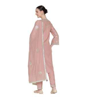 VRINDA GOTA JAAL KURTA SET