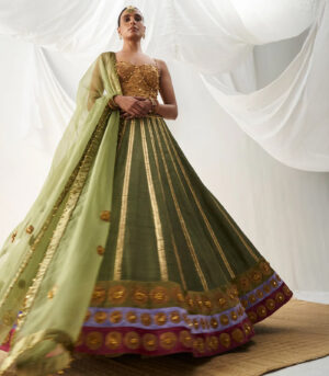 Gul-Mehendi B Lehenga set