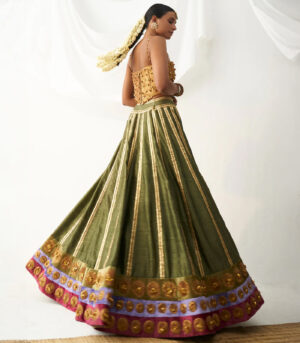 Gul-Mehendi Lehenga set