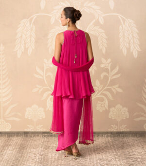 Saaz Kurti Skirt Set