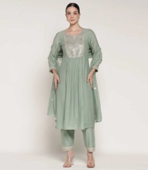 VRINDA YOKE KURTA SET