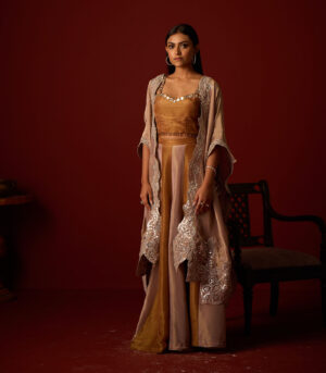 Tissue Mirrorwork Cape