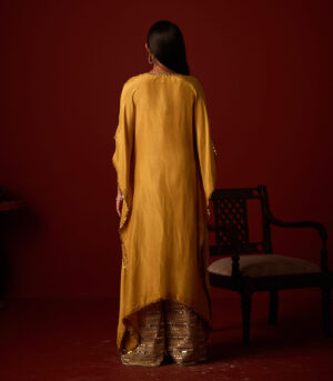 Tissue Mirror Work Kaftan