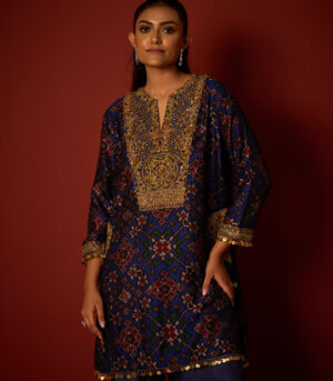 Patola Tunic With Marodiwork