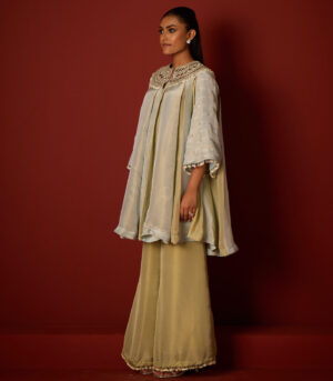 Tissue Mirrorwork Panelled Tunic