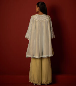 Tissue Mirrorwork Panelled Tunic