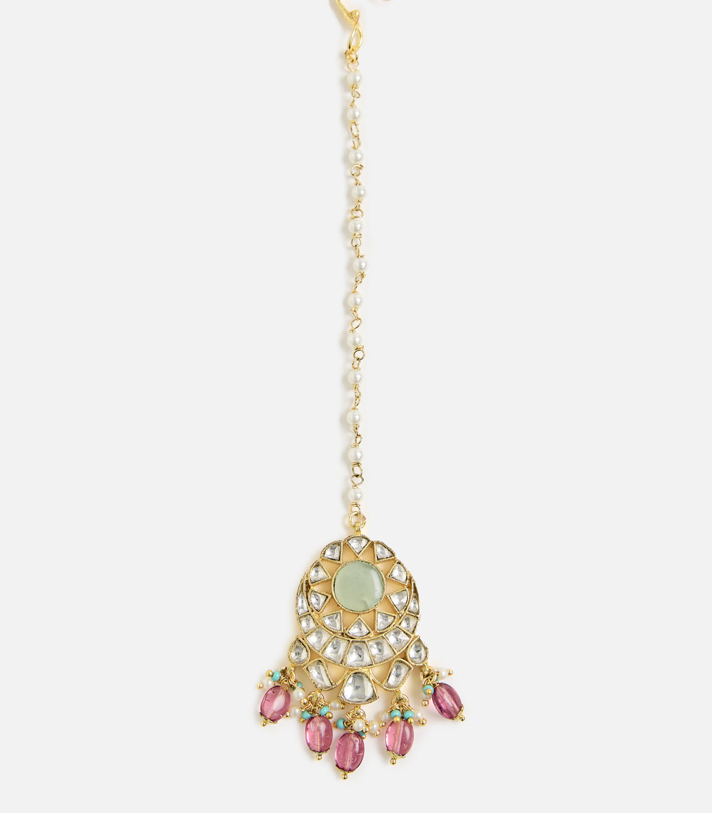 Kundan & Beaded Bridal Choker Set - Image 5